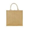 Eco-Friendly Jute Tote Bag with Cotton Pocket & Button Closure – Sustainable & Customizable